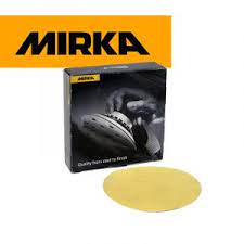 MIRKA GOLD VELCRO DISCS 125MM NO HOLE P320 PLAIN Box of 50